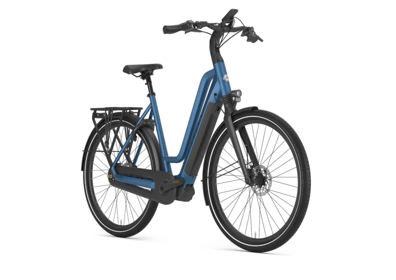 Gazelle CHAMONIX C7 HMS Spark blue Low step with 630WH Battery