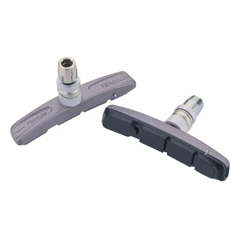 Tektro 876.12 V-Brake Cart Pads and Holder Pair in Black