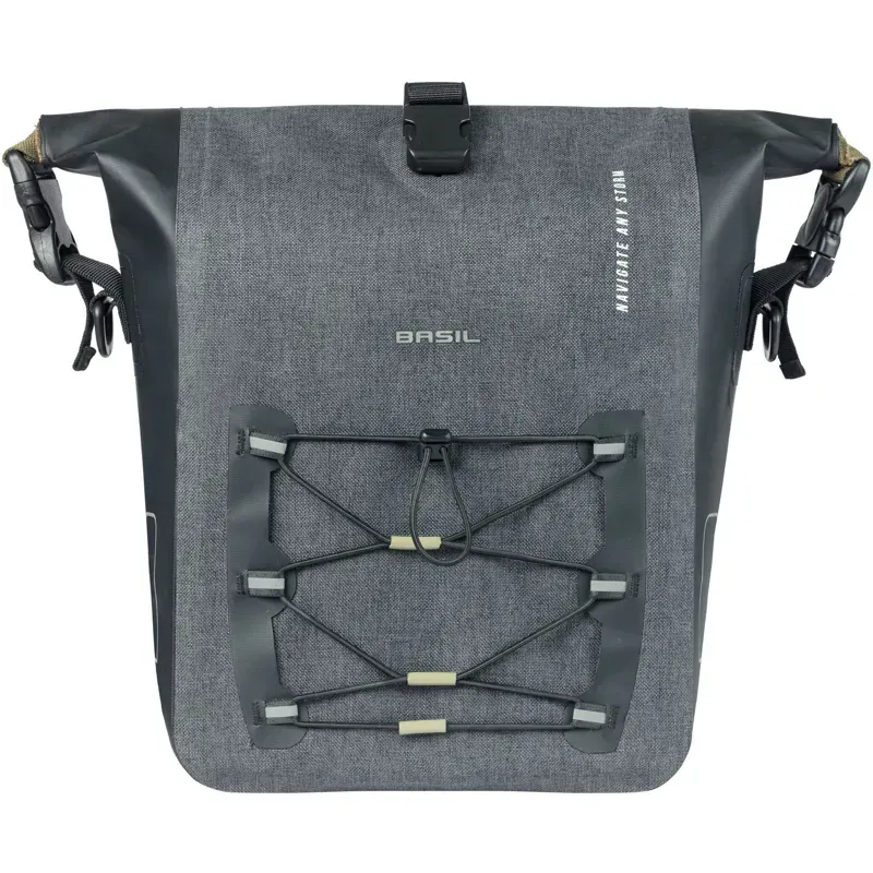 Basil Navigator Storm M Single Pannier Black 12-15 litres-1