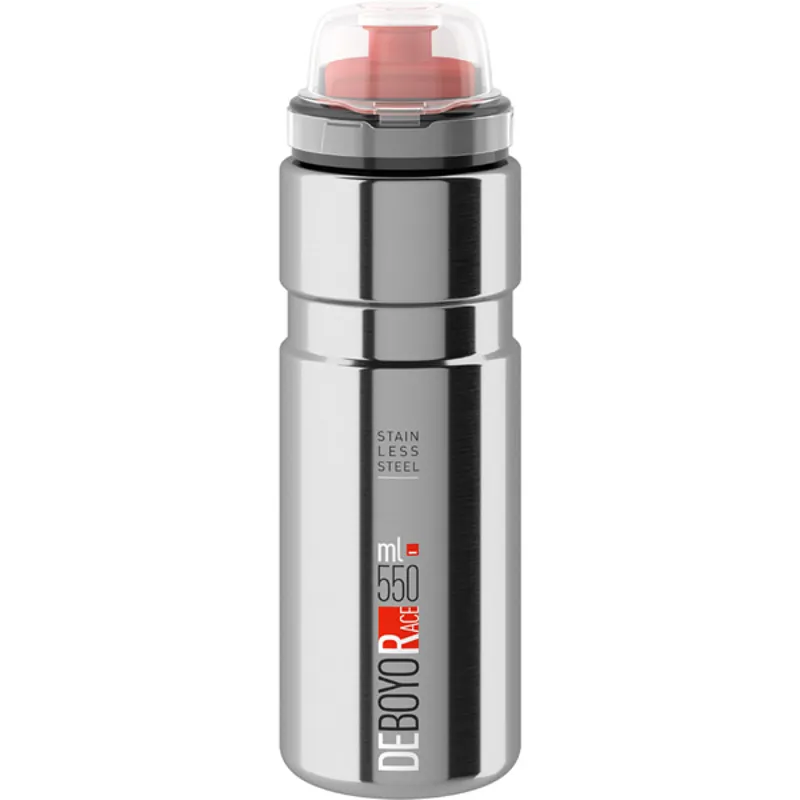 Elite Deboyo Race 550ml Vacuum Bottle in Silver