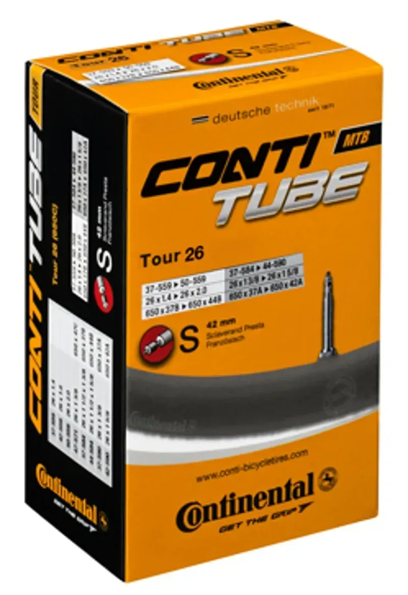 Continental Tour 26-a40 Inner Tube in Black