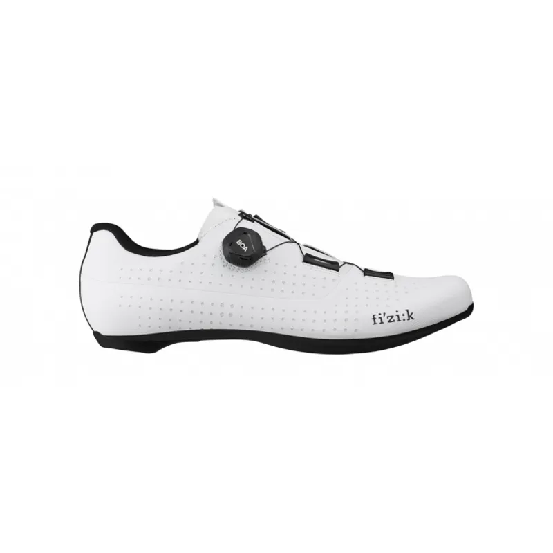 Fizik R4 Tempo Overcurve Wide Road Shoes in White/Black 