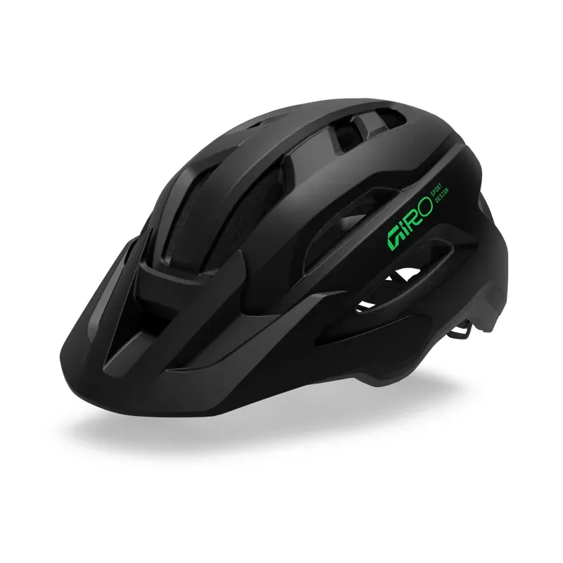 Giro Fixture II Youth Helmet in Black/Green