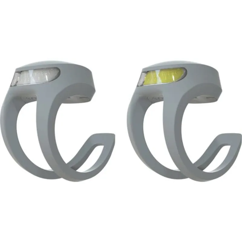 KNOG Frog V3 Rechargeable - Abyss Grey Twinpack Lights-4