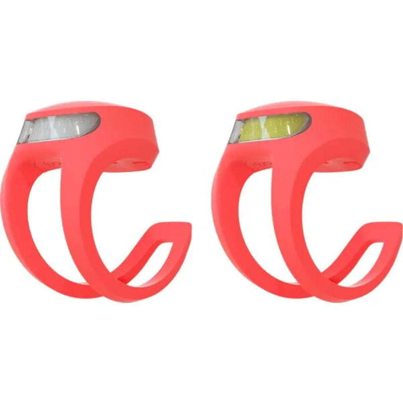 KNOG Frog V3 Rechargeable - Tequila Sunrise Twinpack Lights
