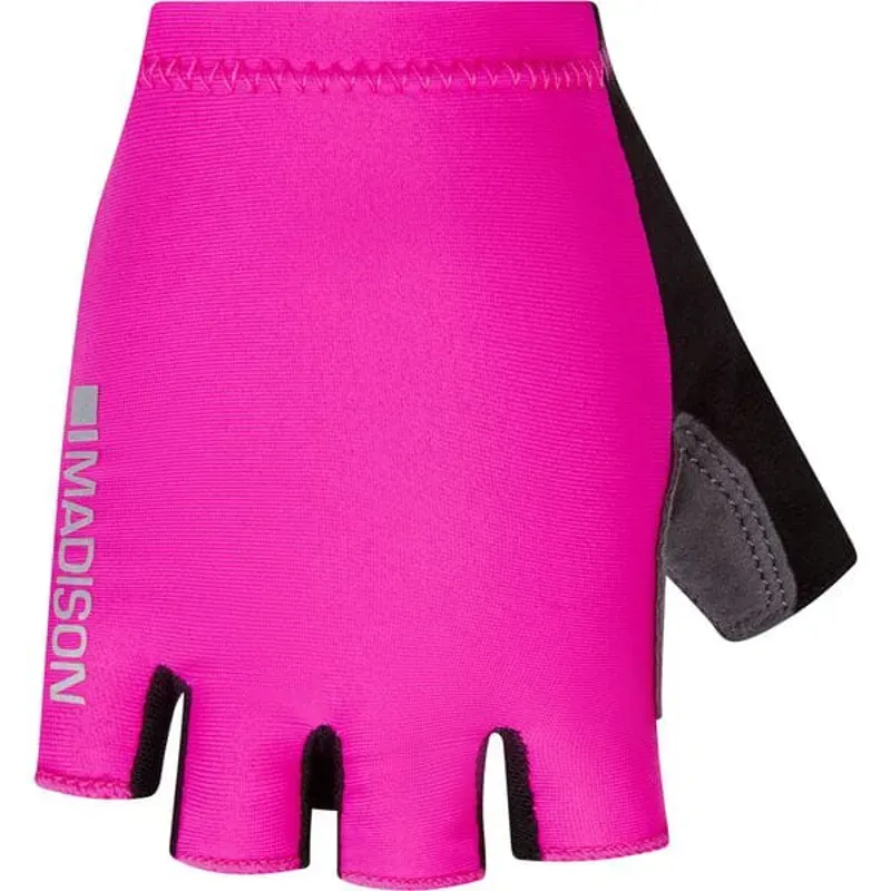 Madison Youth Freewheel Mitts in Fuschia Pink