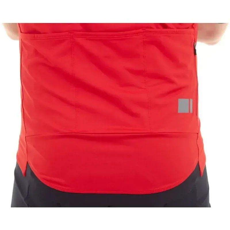 Madison Flux Men's Short Sleeve Jersey in True Red-3
