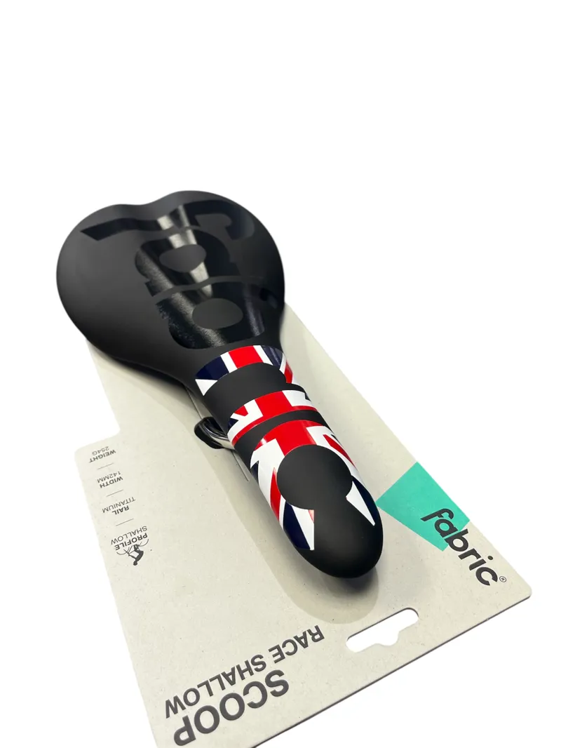 Fabric Scoop Race Shallow Ti Saddle Race Team uk flag-2