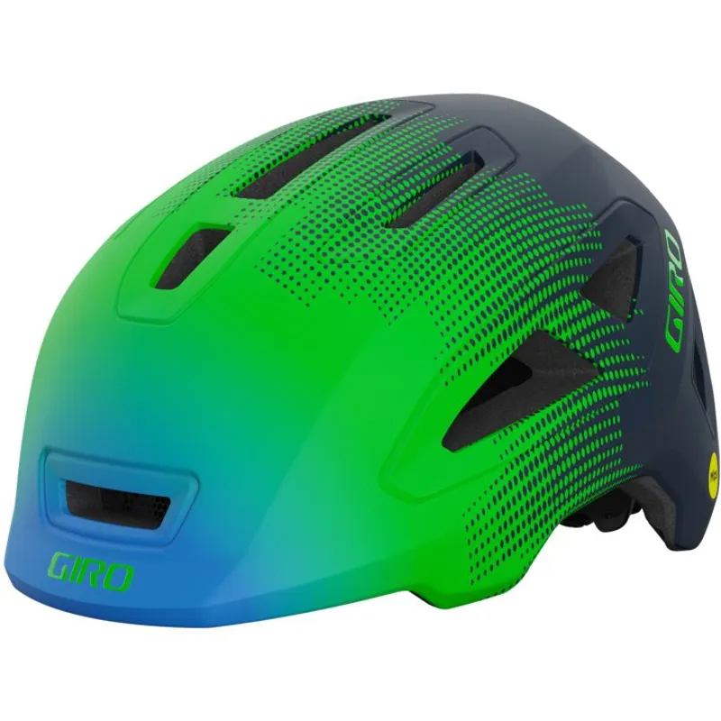Giro Scamp II Helmet Kids - matte blue/green towers