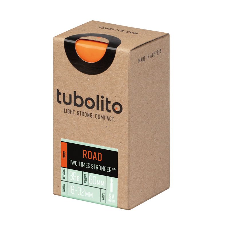 Tubolito X-Tubo CX/Gravel 60mm Presta Valve in Orange700 x 32-50mm-3