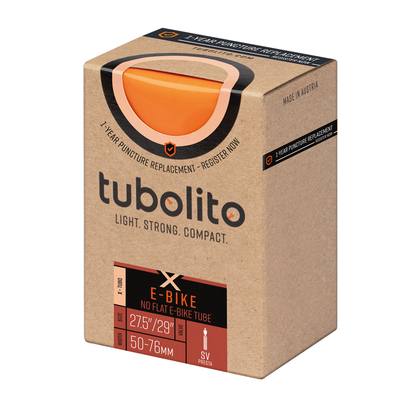 Tubolito X-Tubo 27.5/29x1.8-3.0-inch 42mm Presta Valve Tube in Black-2