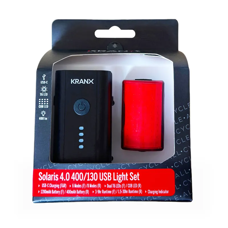 KranX Solaris 4.0 400 / 100 USB Rechargeable Lightset