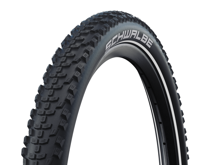 Schwalbe Smart Sam 28x1.85-inch Performance Tyre in Black/White-1