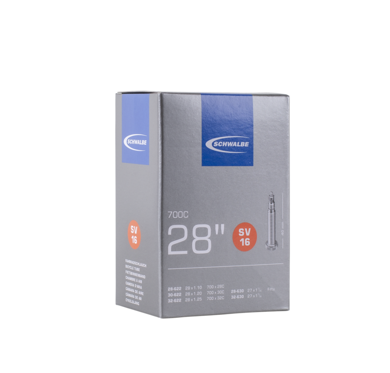 Schwalbe SV16 Tube 700c in Black-1
