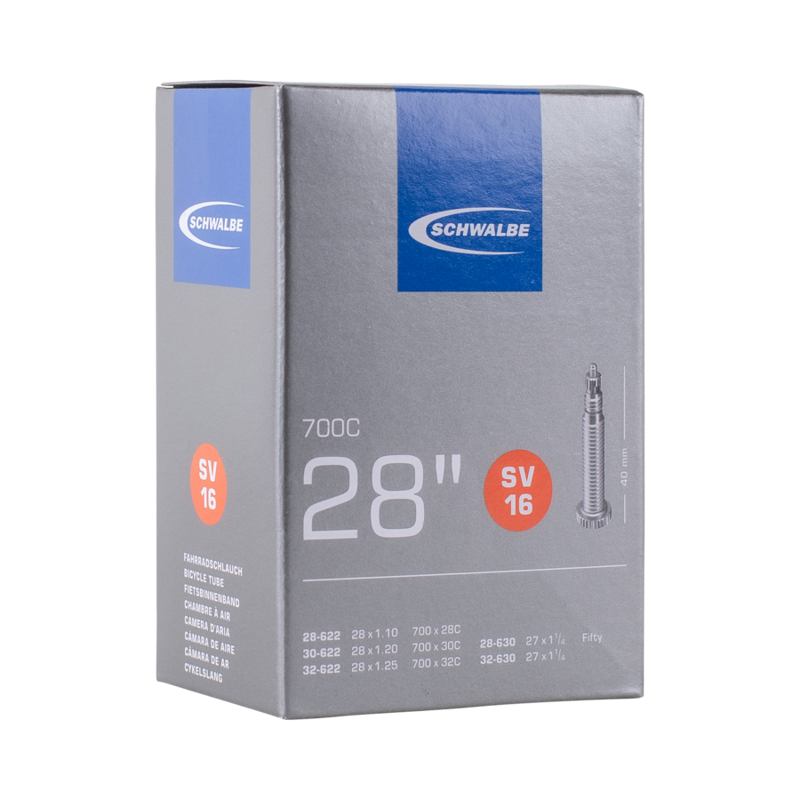 Schwalbe SV16 Tube 700c in Black-2