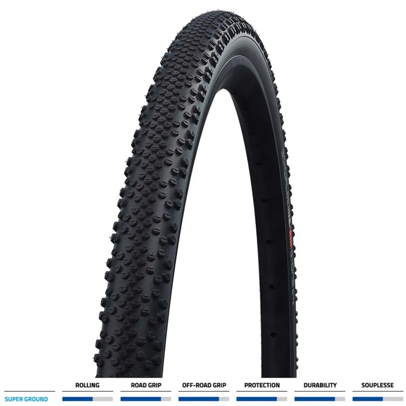 Schwalbe G-One Bite Evo Superground Folding Tyre in Black-1