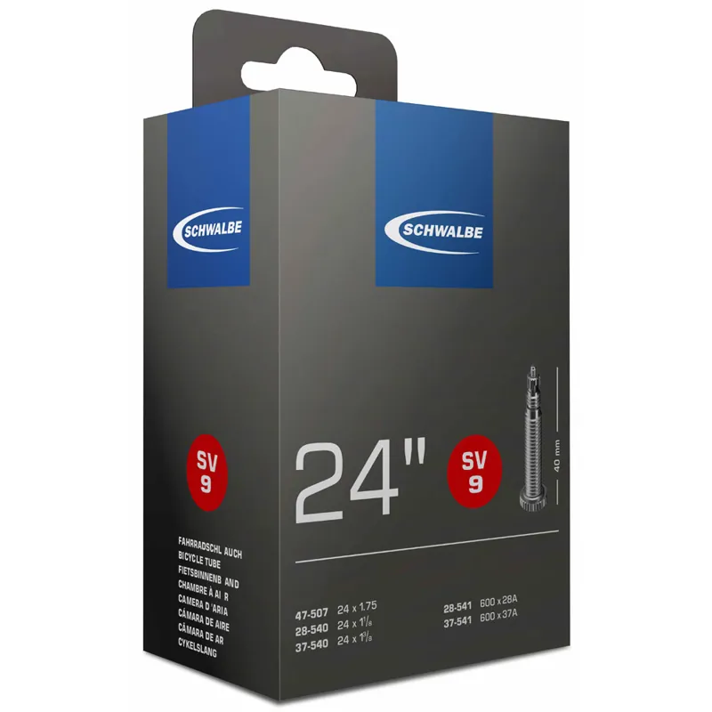Schwalbe SV9 24-inch Tube in Black
