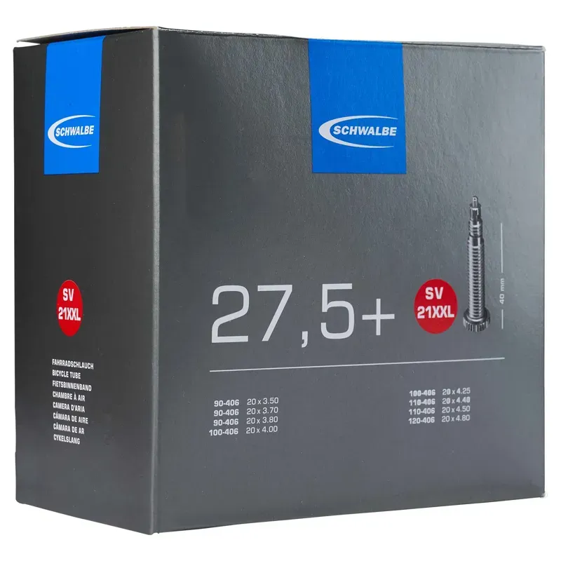 Schwalbe SV21 27.5-inch Inner Tube in Black-3