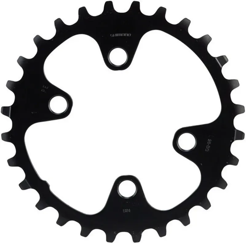 Shimano Spares Deore FC-M6000 36-26-tooth Chainring in Black-1