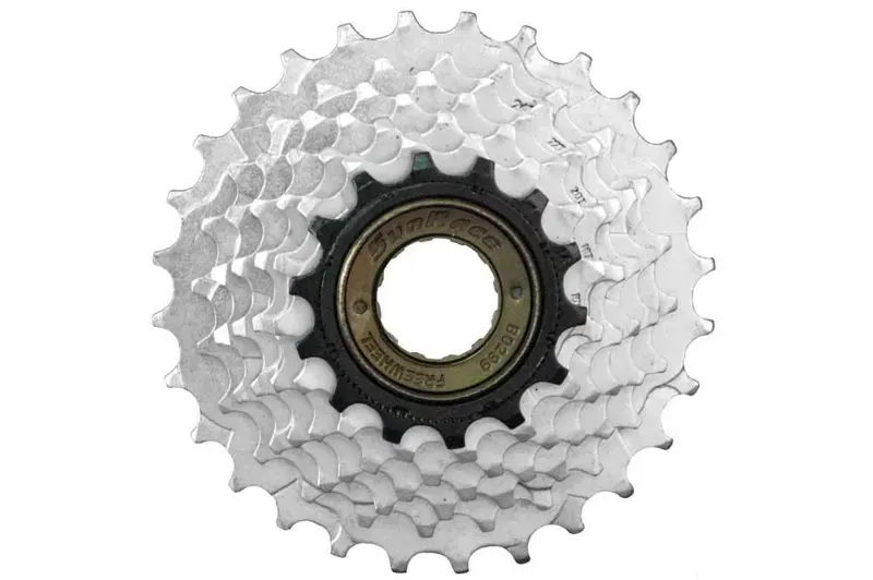 Sunrace 7-speed 14-28-tooth Multi Freewheel in Silver