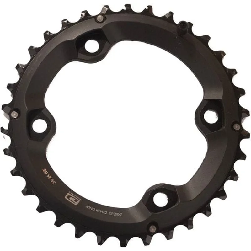 Shimano Spares Deore FC-M6000 36-26-tooth Chainring in Black-5